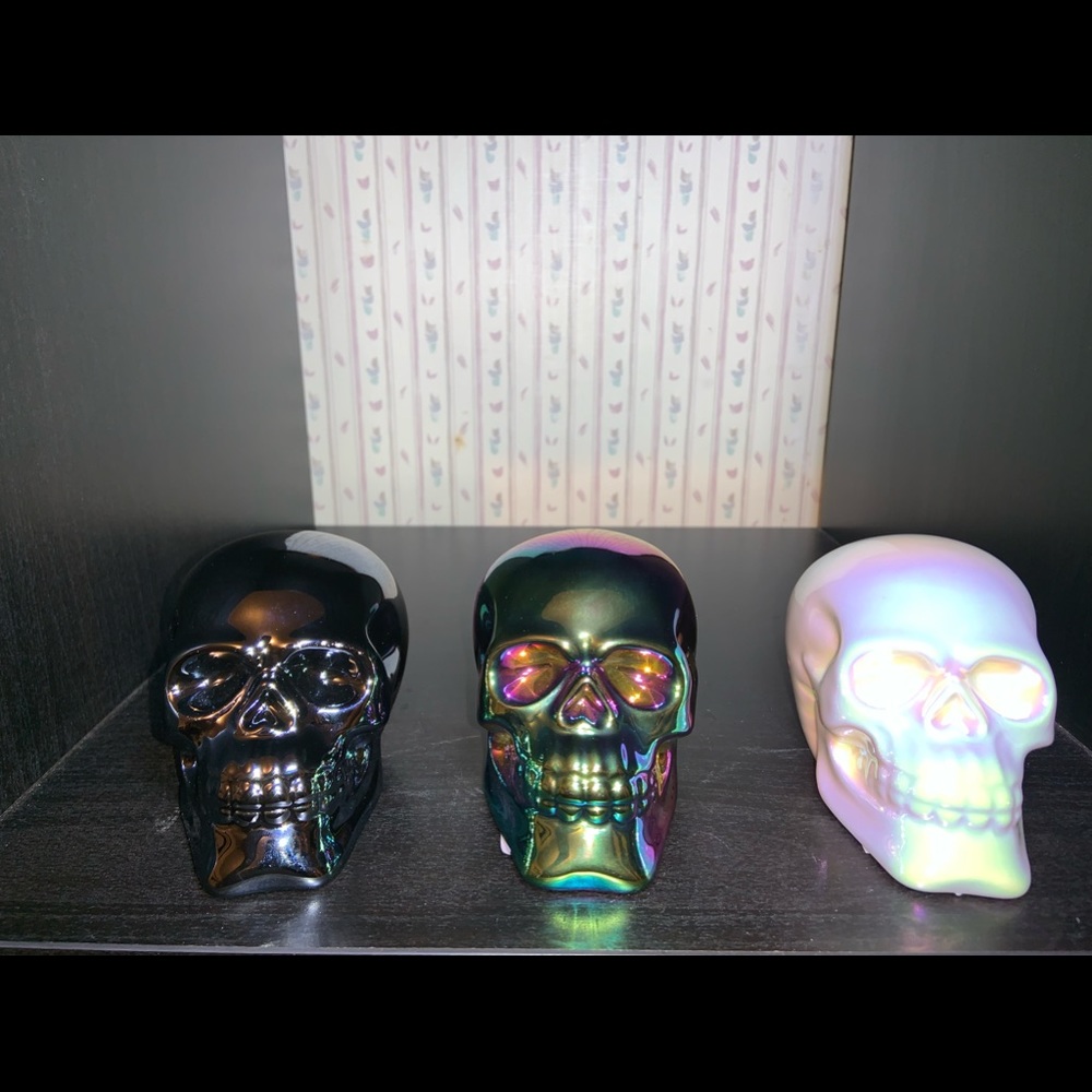 Ceramic Chrome Skulls